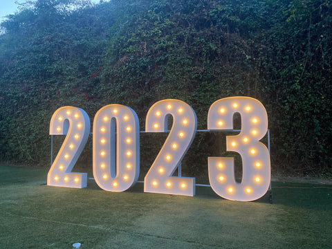 Large Marquee Numbers 4ft 5ft up to 6ft tall | Large Light Up Numbers Birthday Numbers Large Number Light | Wedding Anniversary Proposal