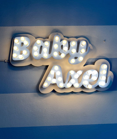 Custom Name in Light Up Letters Marquee Lights | Light Up Signs for Business | Custom Marquee Sign